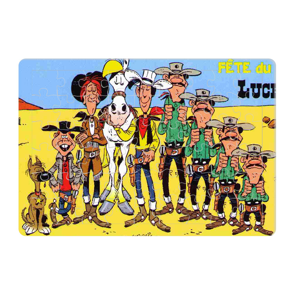 پازل 54 تکه طرح لوک خوش شانس مدل P1054