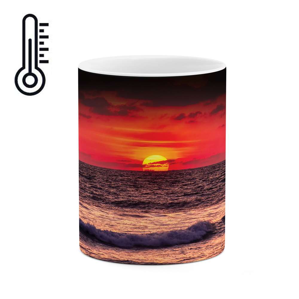 ماگ حرارتی طرح غروب مدل mgph01872