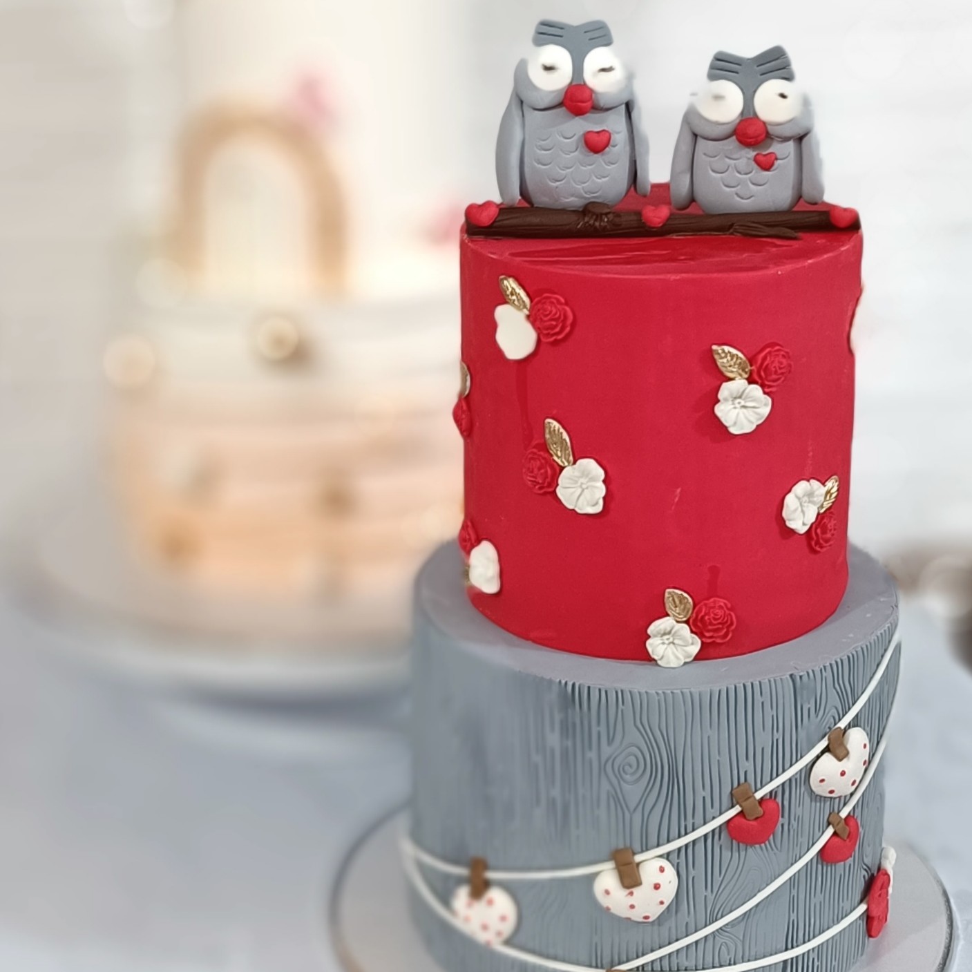 ماکت کیک جغد 