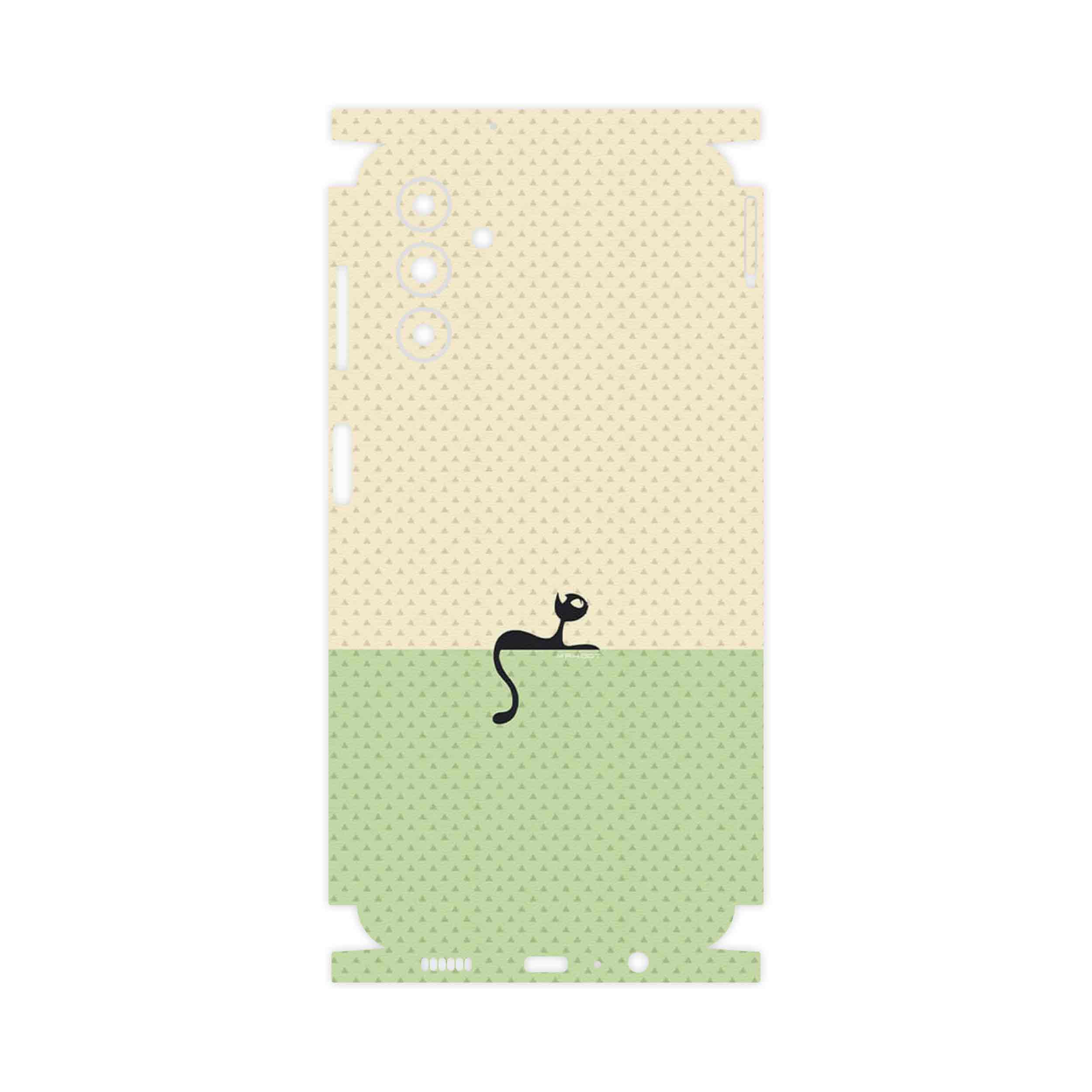 برچسب پوششی ماهوت مدل Minimal Internet Cat Icon-FullSkin مناسب برای گوشی موبایل سامسونگ Galaxy A04s