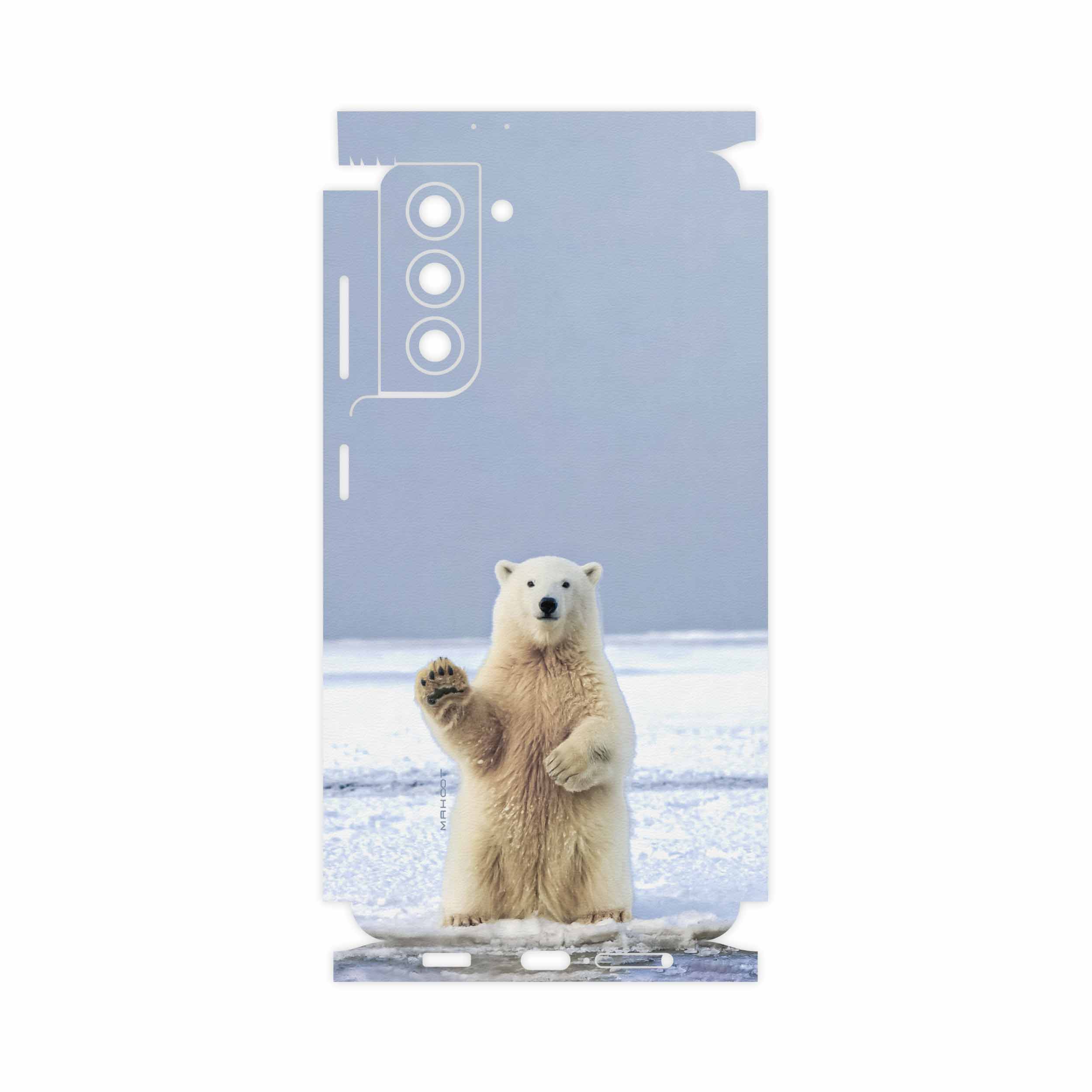 برچسب پوششی ماهوت مدل Polar-bear-FullSkin مناسب برای گوشی موبایل سامسونگ Galaxy S21 5G