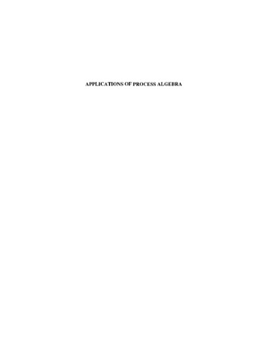 خرید و دانلود نسخه کامل کتاب Applications of process algebra