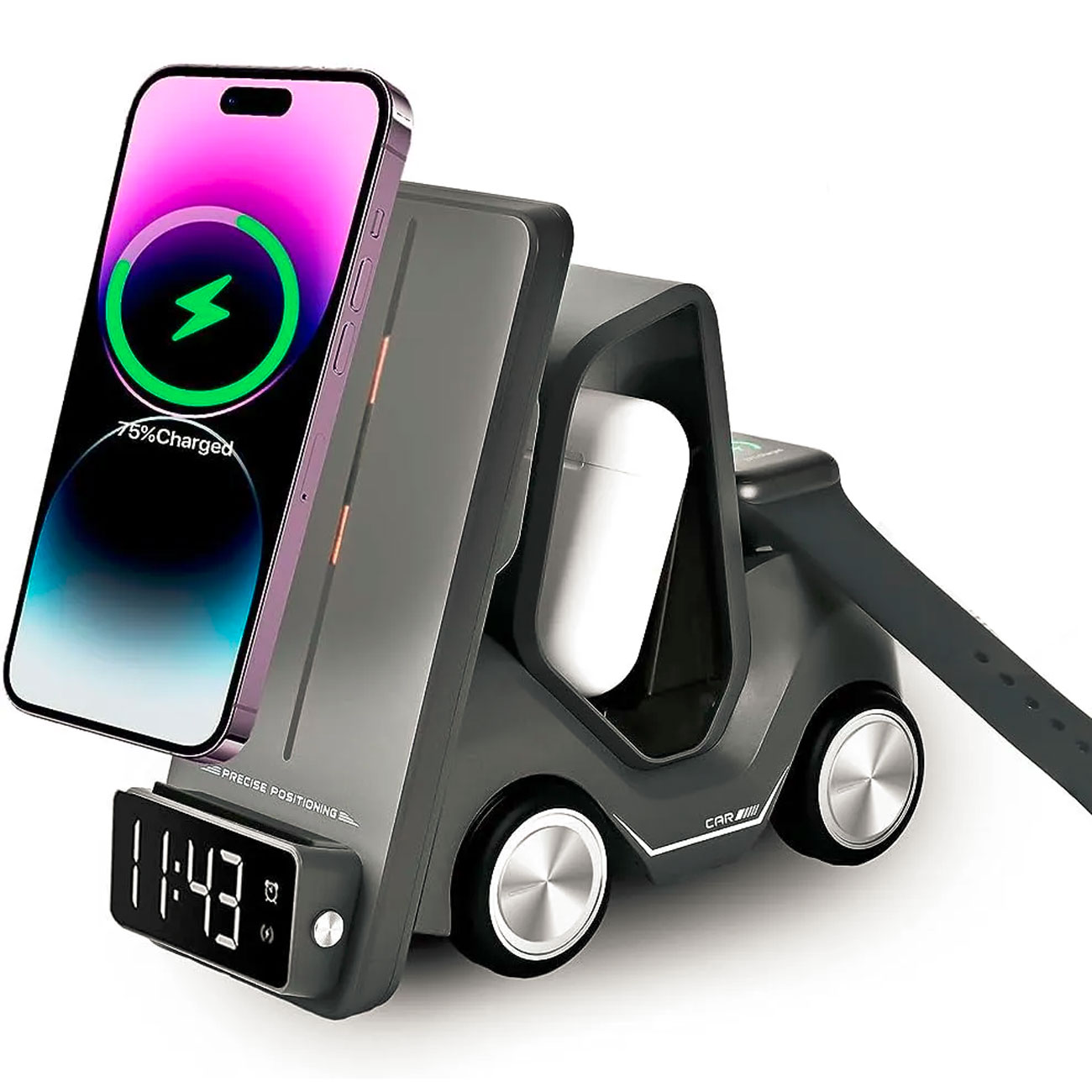 شارژر وایرلس رومیزی 18 وات چند کاره T20