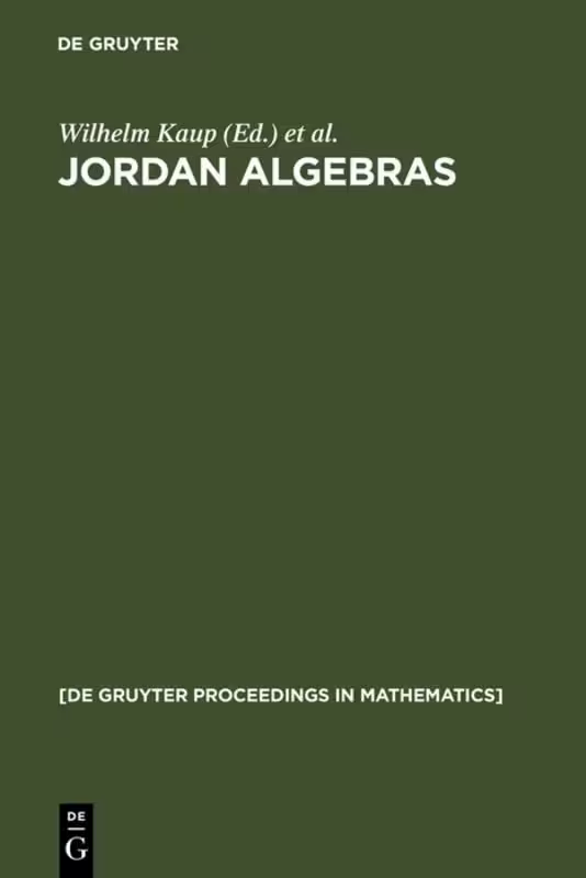 خرید و دانلود نسخه کامل کتاب Jordan Algebras: Proceedings of the Conference held in Oberwolfach, Germany, August 9-15, 1992