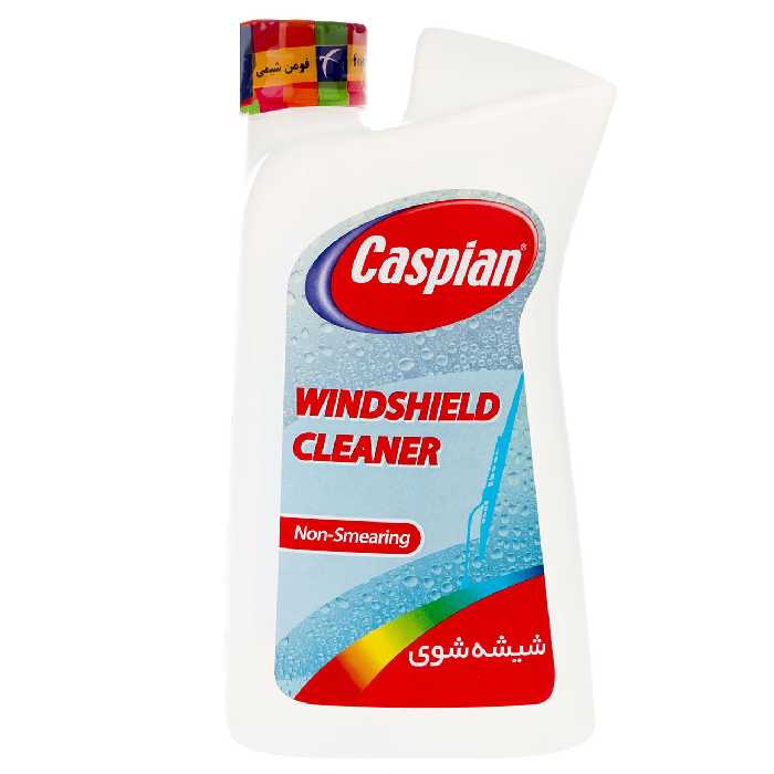 محلول شیشه شوی خودرو کاسپین مدل Non-Smearing حجم 1 لیتر