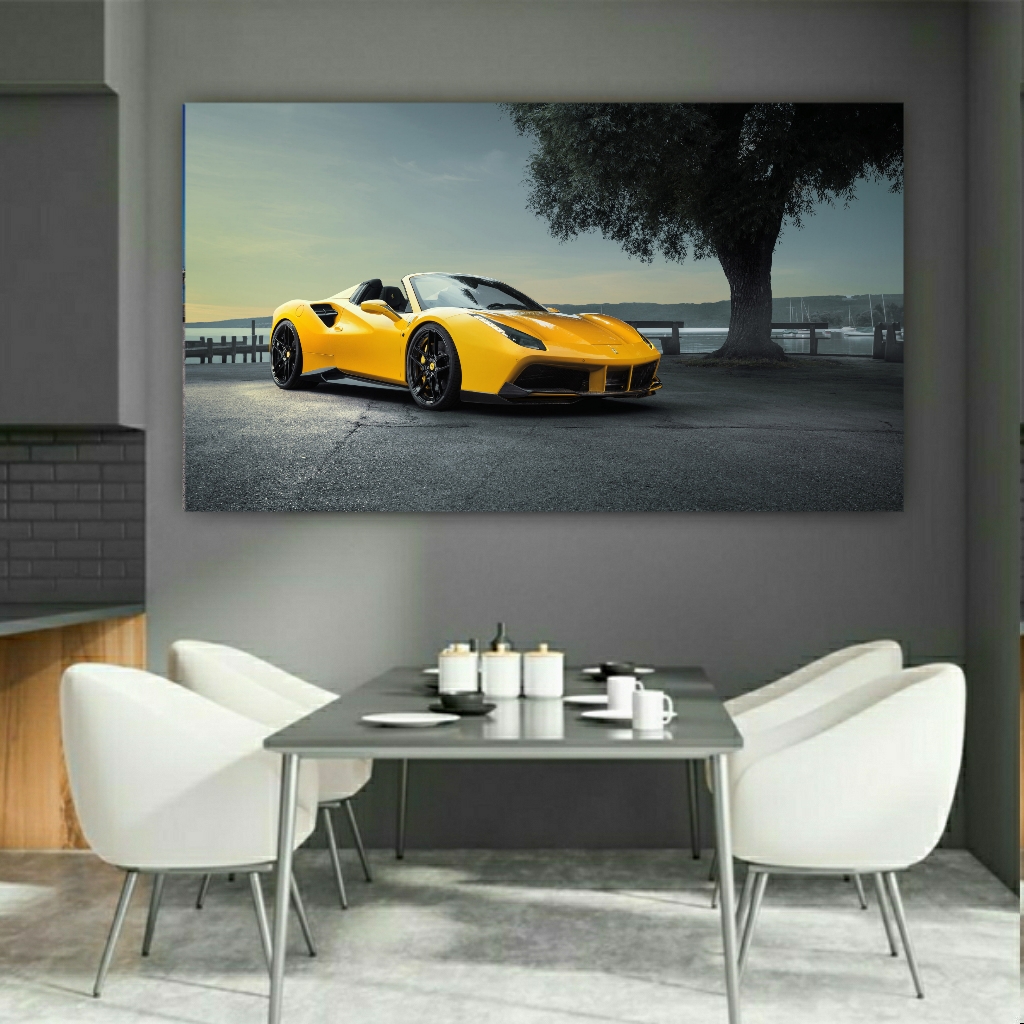 تابلو بوم طرح هنر ferrariمدل SDB323