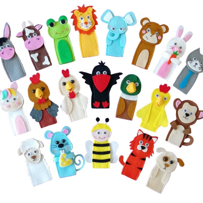 عروسک انگشتی نمدی