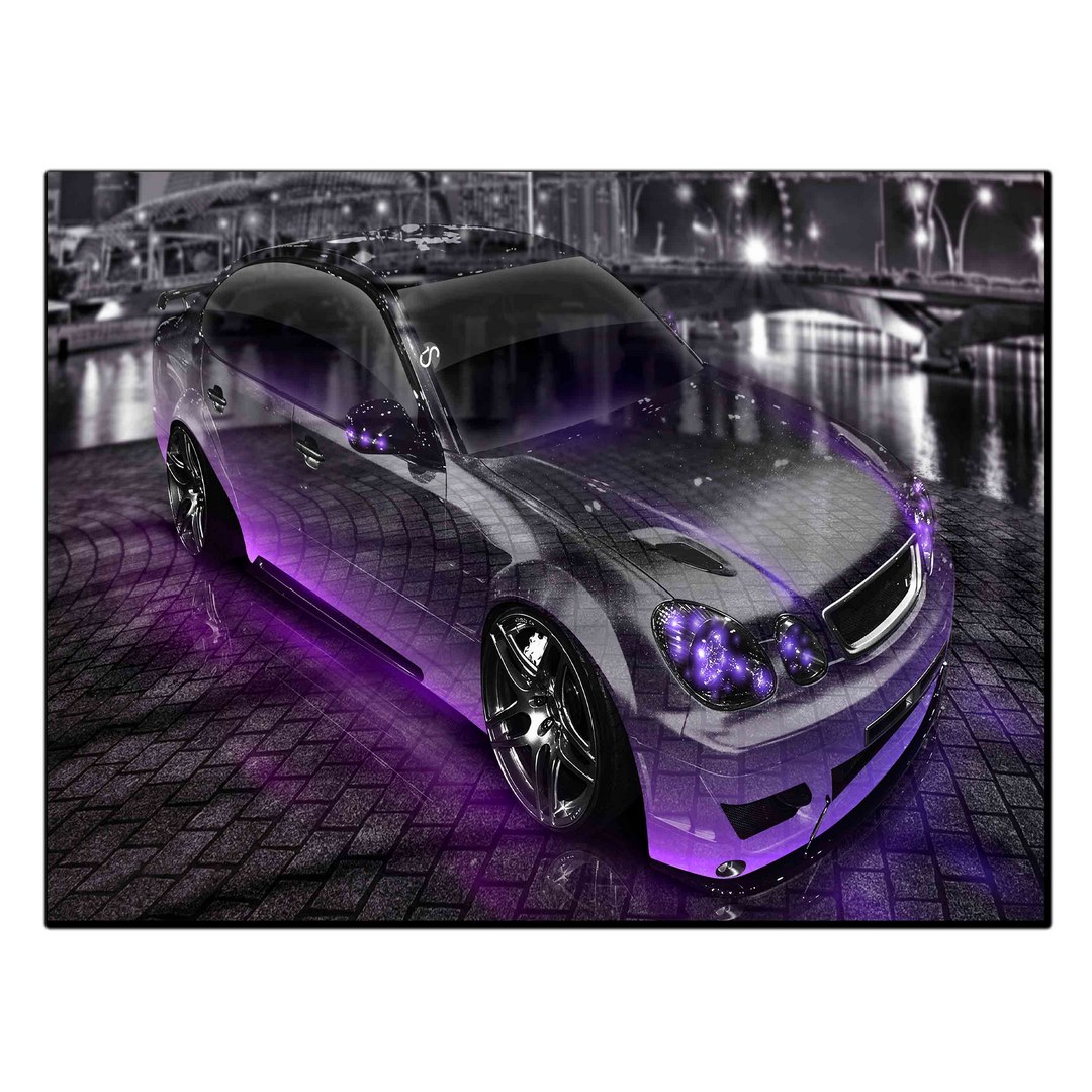 تابلو شاسی بکلیت طرح ماشین لایت نایت مدل SH-12920