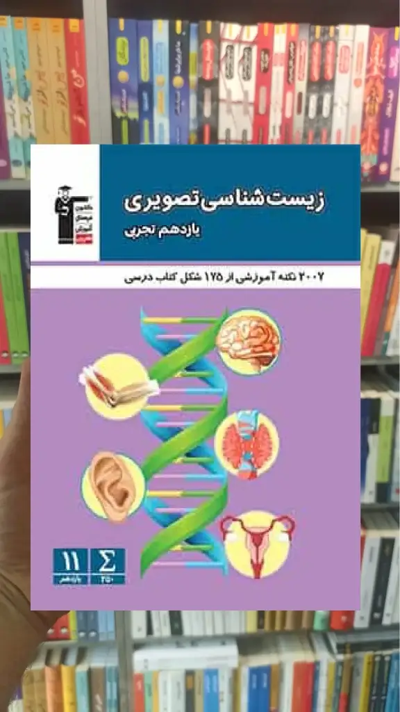 زیست شناسی تصویری یازدهم تجربی قلم چی - بانک کتاب ماندگار-قیمت-خرید-کتاب-کمک-درسی-کنکور-دانشگاهی