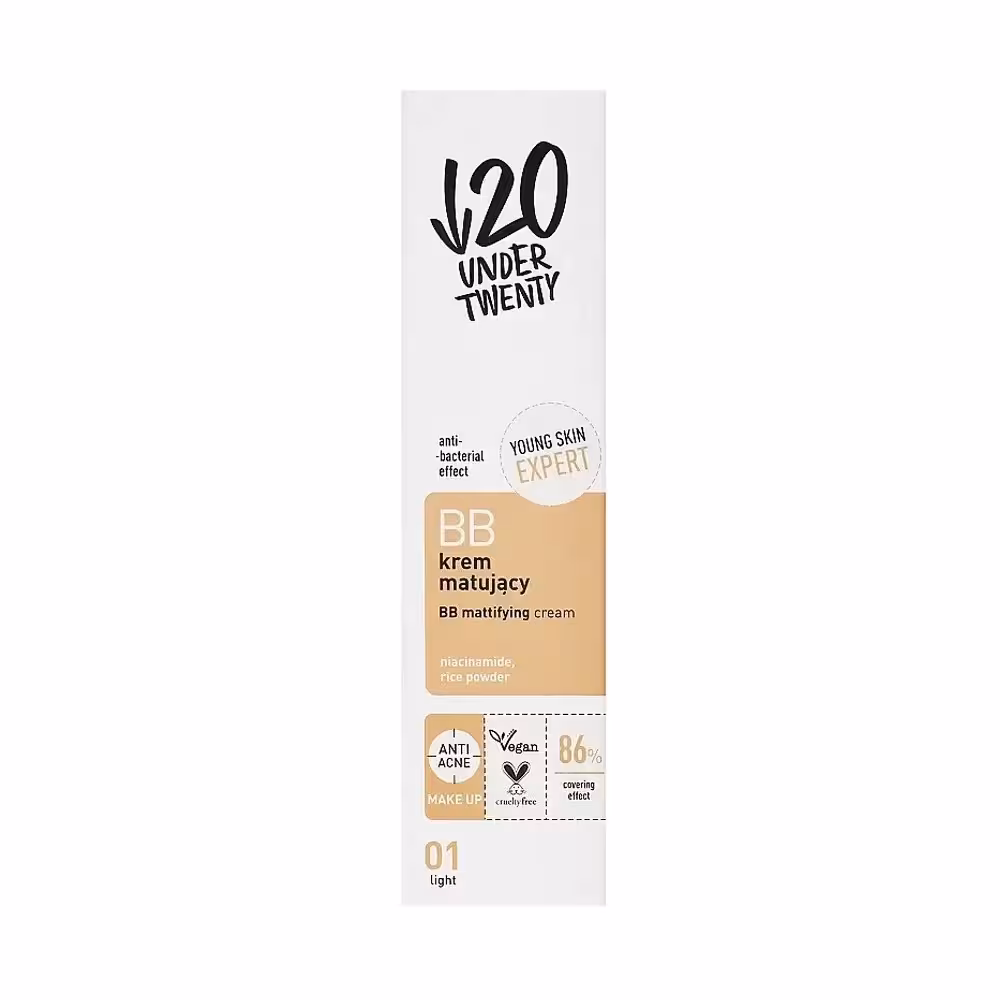 بی بی کرم مات کننده آندرتونتی SPF 10 حجم 60ml