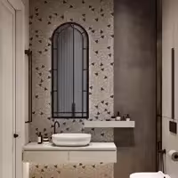 آینه سرویس بهداشتی الف مدل قاصدک