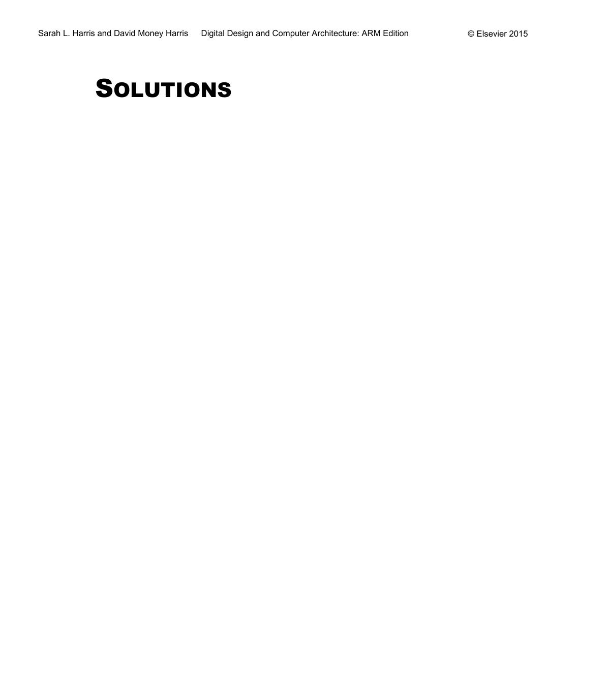 خرید و دانلود نسخه کامل کتاب Digital Design and Computer Architecture ARM Edition solution manual | الی فایل | مرجع خرید و فروش فایل