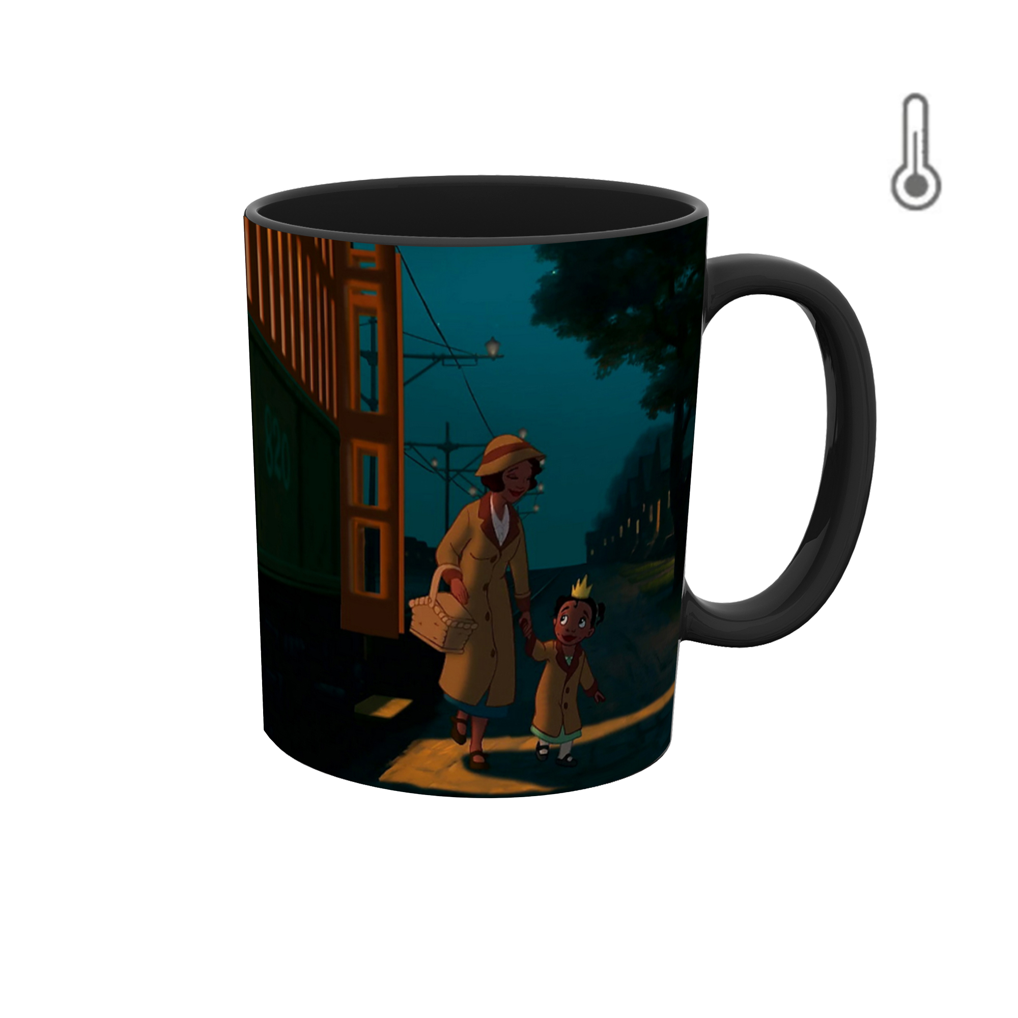 ماگ حرارتی طرح انیمیشن شاهزاده قورباغه 