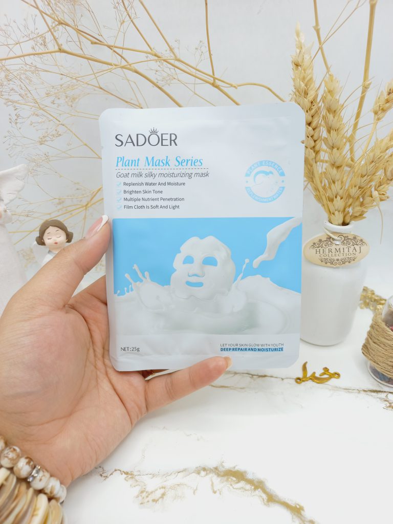 ماسک ورقه ای مغذی شیر سادور SADOER کد SD81822