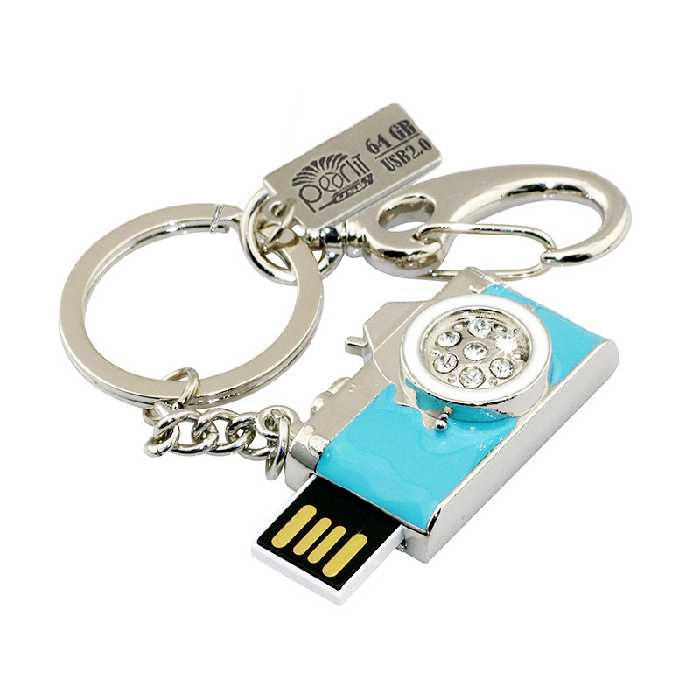 فلش مموری پرلیت یو اس بی طرح دوربین عکاسی مدل UJ-043 ظرفیت 64 گیگابایت