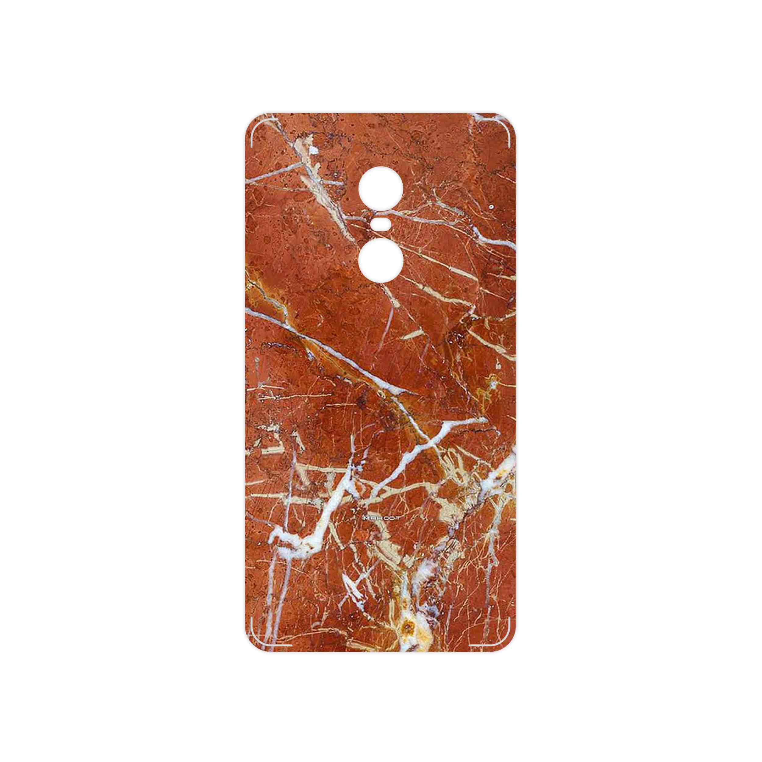 برچسب پوششی ماهوت مدل Red Marble مناسب برای گوشی موبایل شیائومی Redmi Note 4