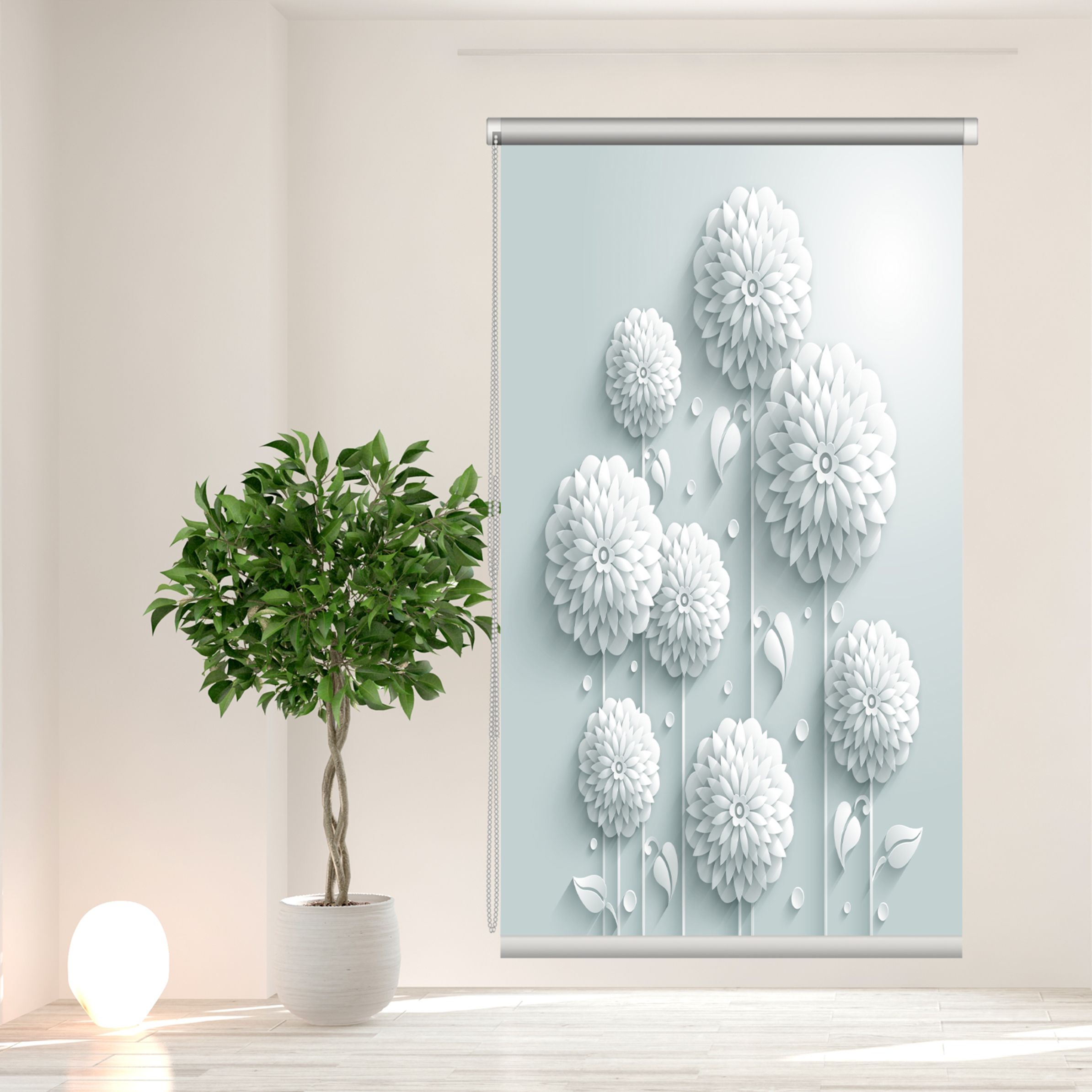 پرده شید کد 2118367 سایز 100x180 سانتیمتر 