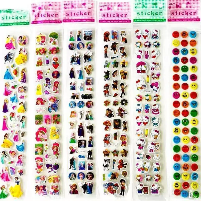 استیکر برجسته پفی مدل بلند بسته 1 عددی (قیمت عمدہ 4600)