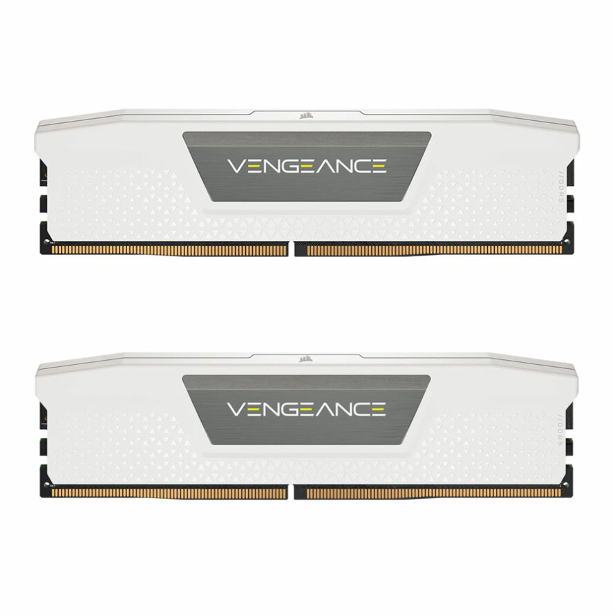 خرید رم کورسیر RAM Corsair Vengeance White 32GB 16GBx2 5200MHz CL40 DDR5 با بهترین قیمت