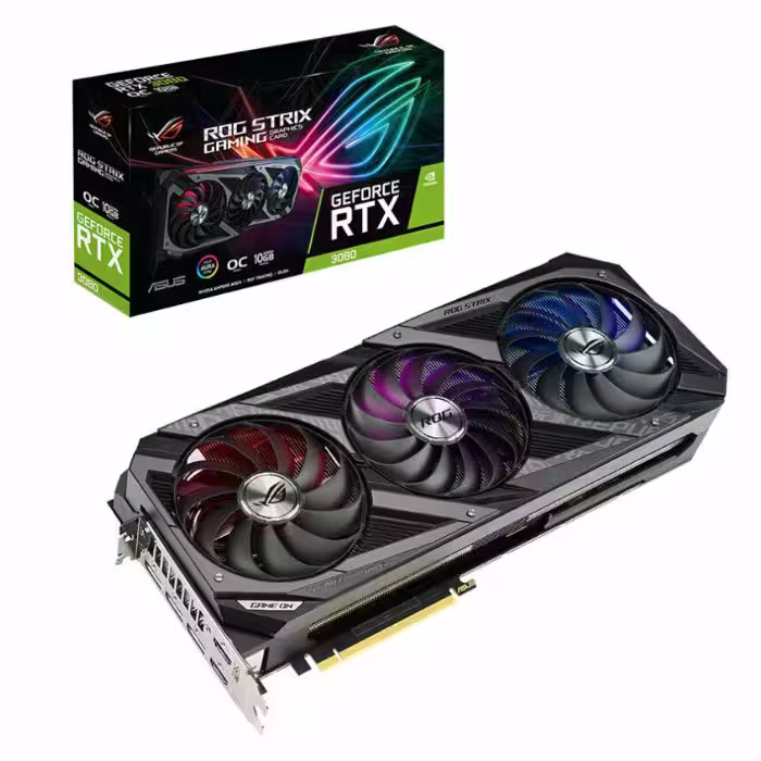 کارت گرافیک ایسوس ROG-STRIX-RTX3080-O10G-GAMING