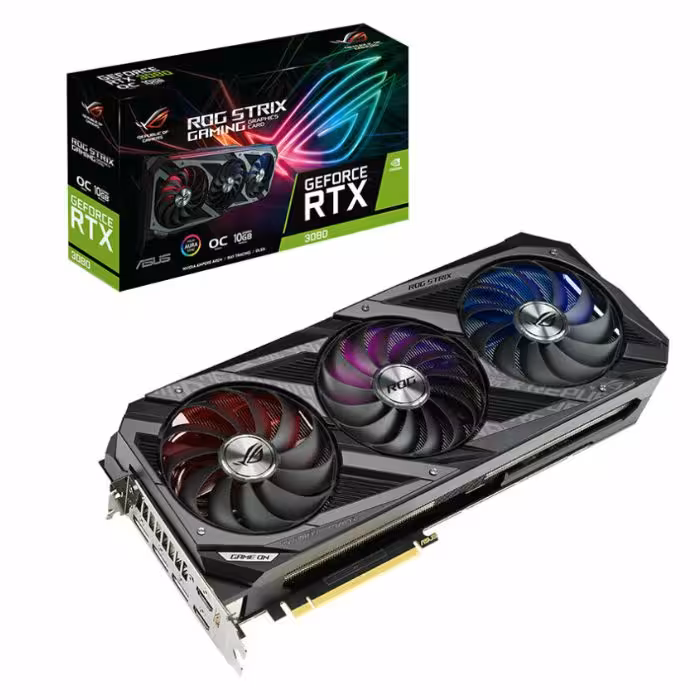 کارت گرافیک ایسوس ROG-STRIX-RTX3080-O10G-GAMING