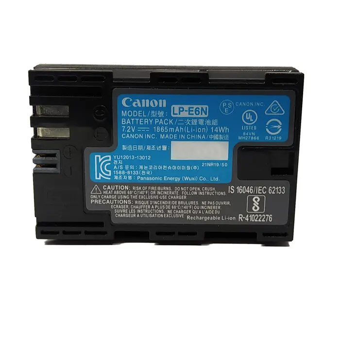 باتری دوربین کانن مدل LP-E6N