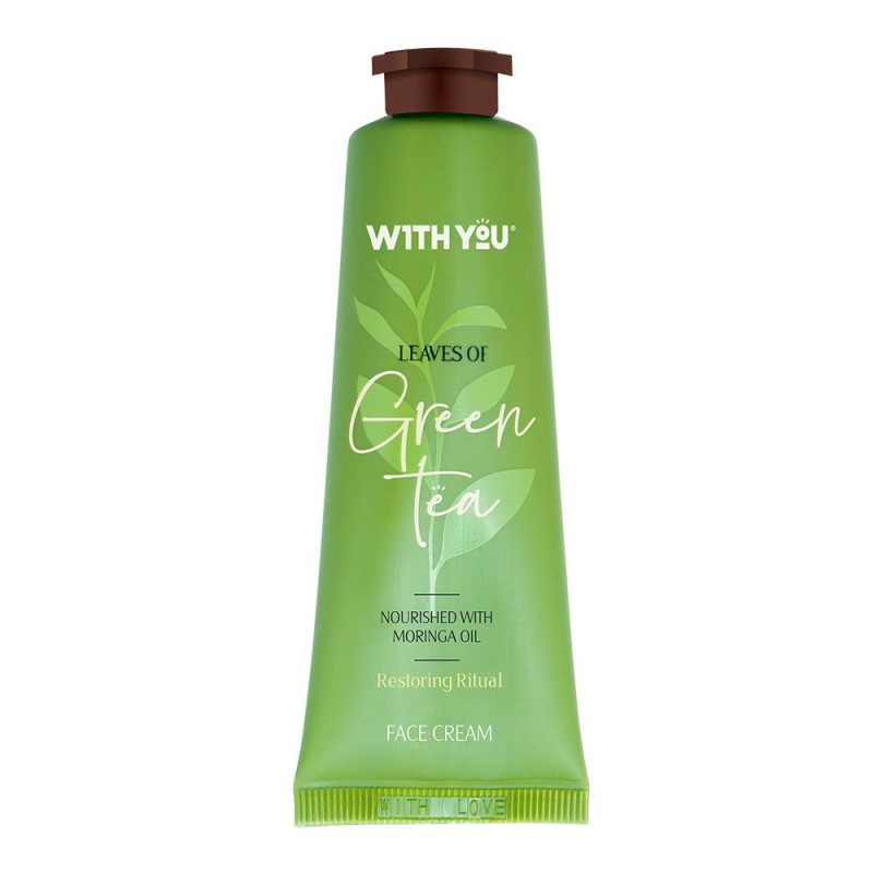 کرم صورت حاوی عصاره چای سبز و روغن مورینگا ویت یو 50 میل