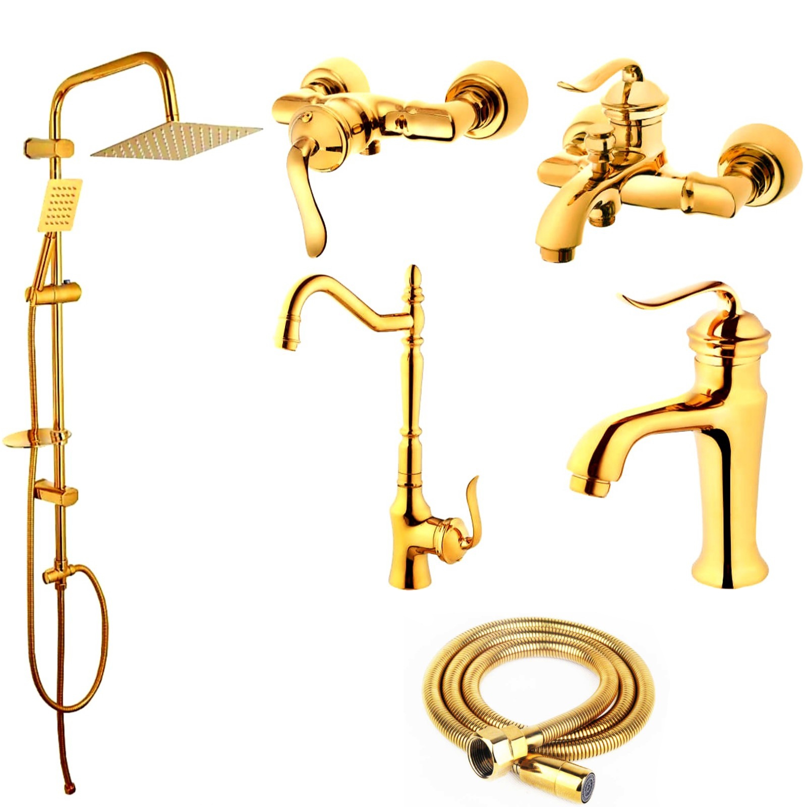 ست شیرآلات شیرالات رز مدل آرنیکا 2 رویال مجموعه 6 عددی