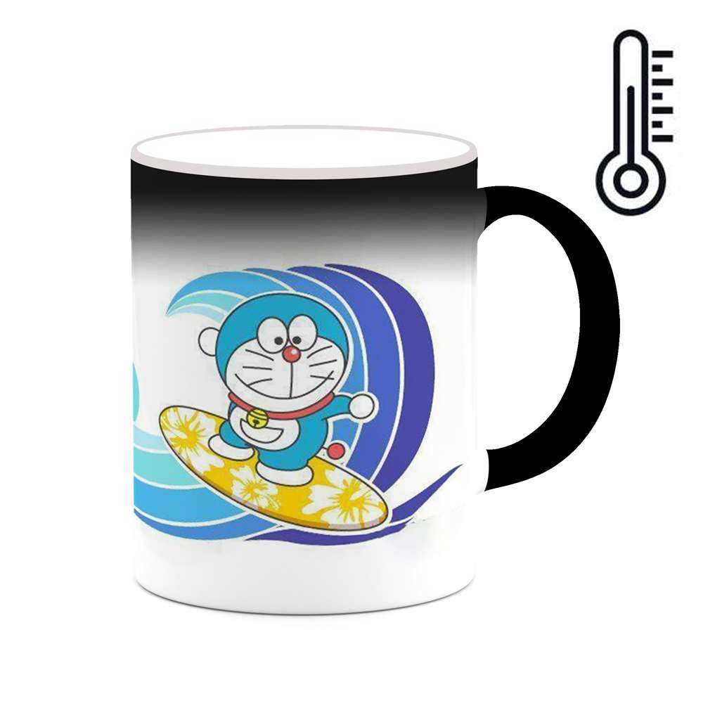 ماگ حرارتی کاکتی طرح کارتون Doraemon مدل mgh22532