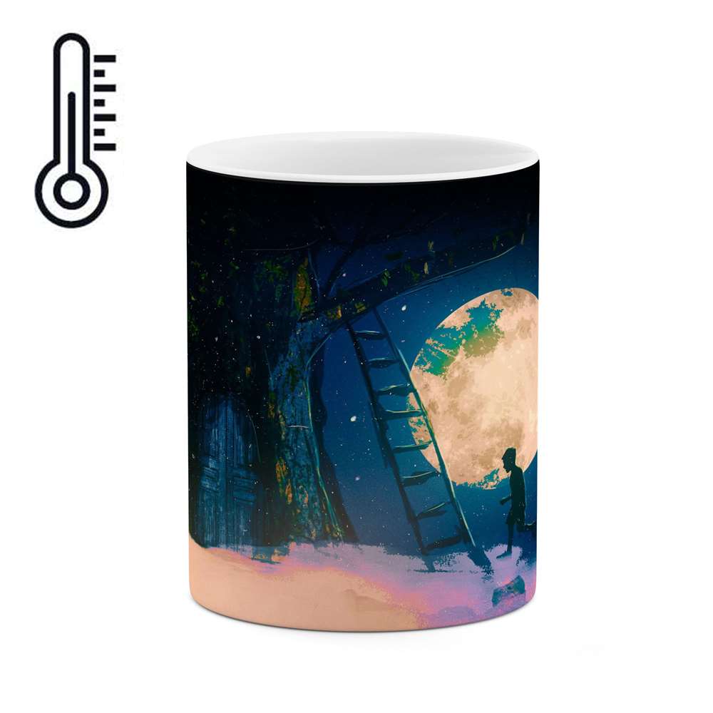 ماگ حرارتی طرح مرد تنها  مدل mgph13939