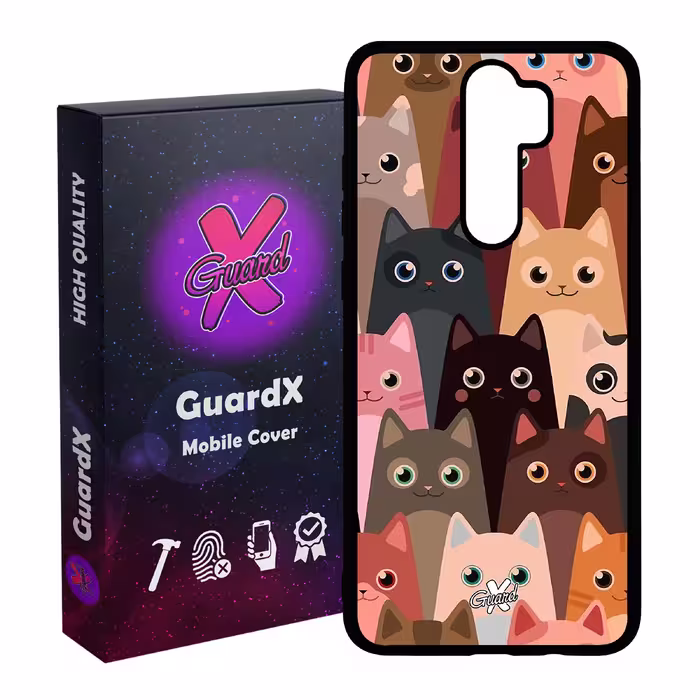 کاور گارد ایکس طرح Cat مدل Glass10067 مناسب برای گوشی موبایل شیائومی Redmi 9 / 9 Prime