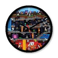 ساعت دیواری بزرگ راویتا طرح ماینکرفت کد 3655