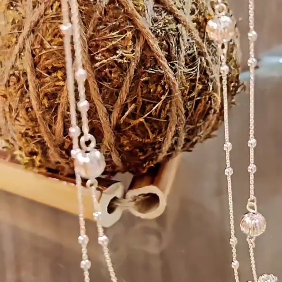 زنجیر و رومانتویی جذاب برند ژوپینگ آبکاری طلا براق