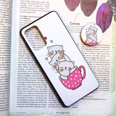 کاور لاین کینگ مدل livan cat مناسب برای گوشی موبایل سامسونگ Galaxy A72 به همراه پایه نگهدارنده