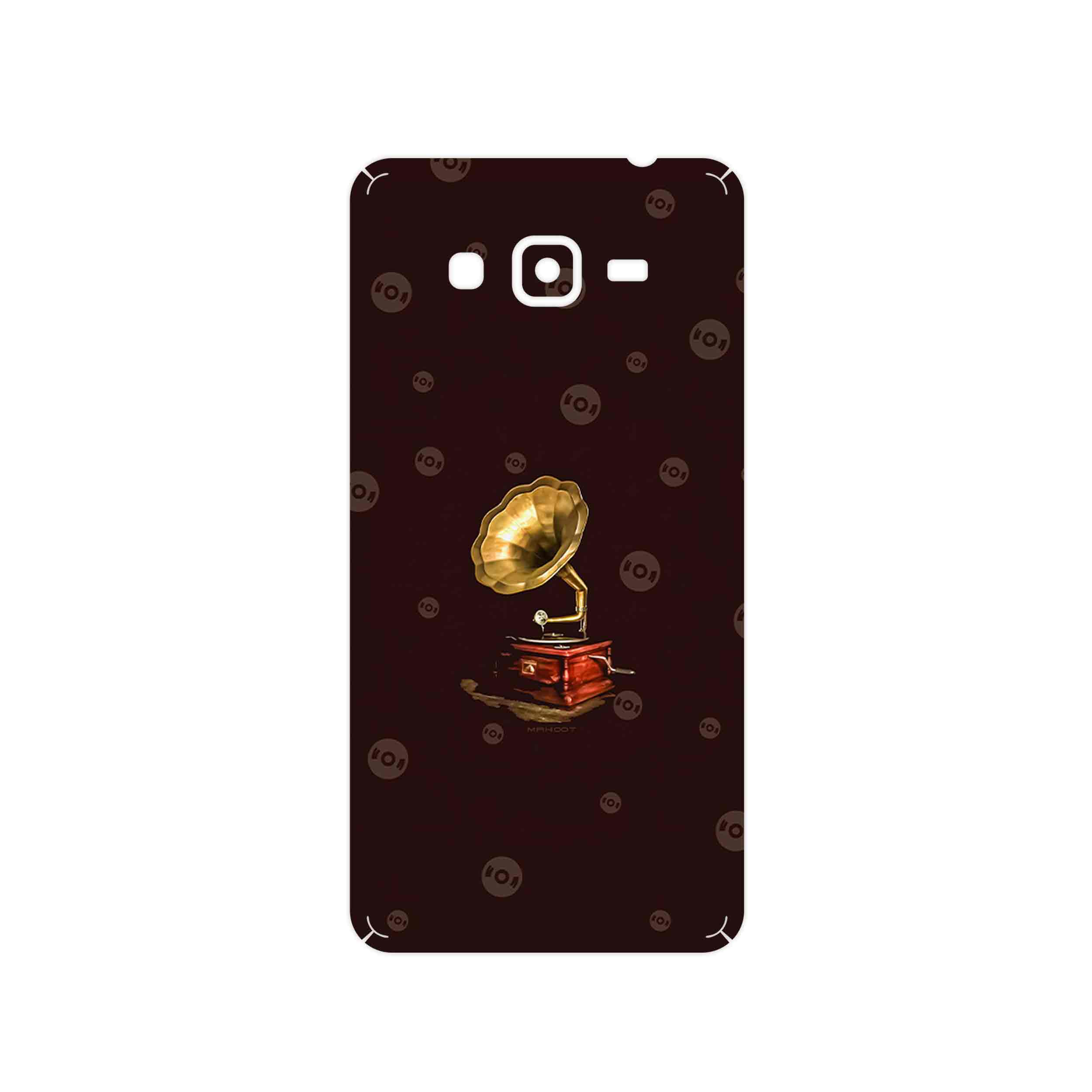 برچسب پوششی ماهوت مدل Gramophone Nostalgia مناسب برای گوشی موبایل سامسونگ Galaxy Grand Prime