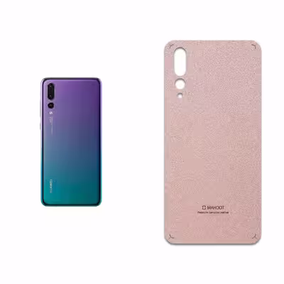 برچسب پوششی ماهوت مدل Rose Gold Leather مناسب برای گوشی موبایل هوآوی P20 Pro