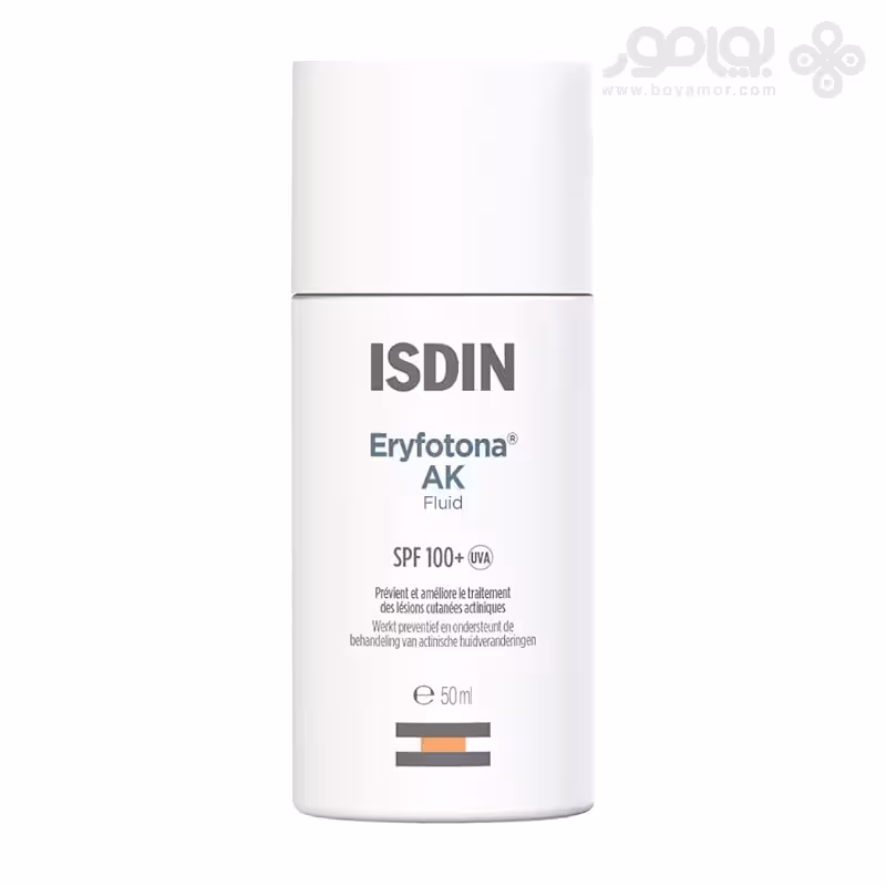 فلوئید ضد آفتاب ایزدین SPF100 مدل ERYFOTONA AK حجم 50 میل