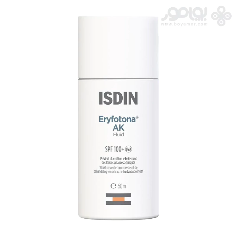 فلوئید ضد آفتاب ایزدین SPF100 مدل ERYFOTONA AK حجم 50 میل