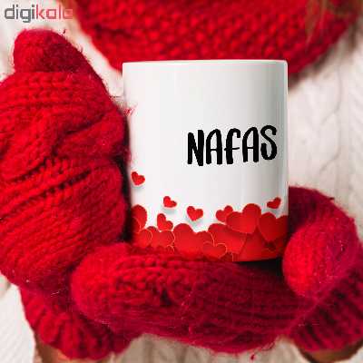 ماگ طرح قلب مدل نفس