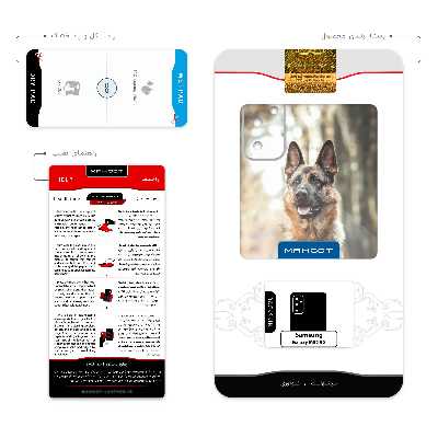 برچسب پوششی ماهوت مدل Dog-1 مناسب برای گوشی موبایل سامسونگ Galaxy M52 5G