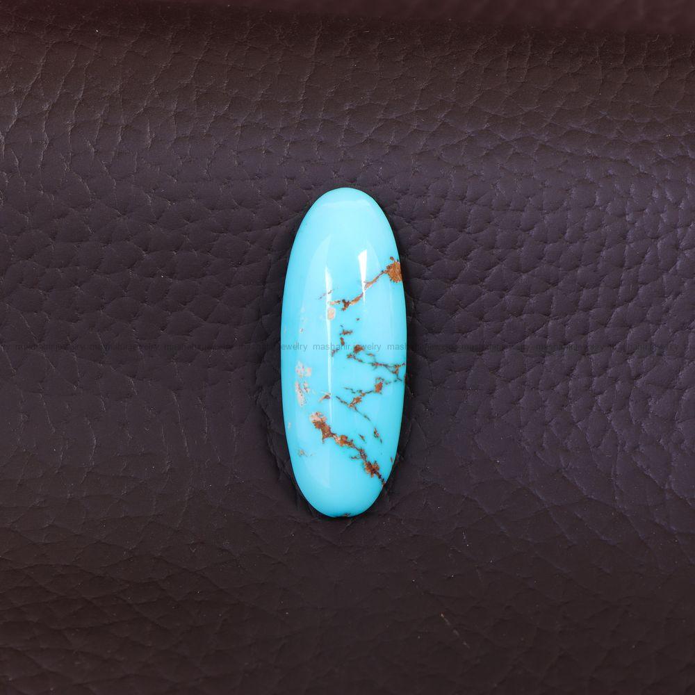 نگین فیروزه شجری کد 11526 - جواهری مشاهیر