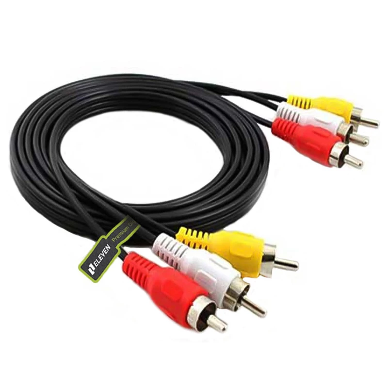 کابل 3 به 3 RCA برند ELEVEN طول 1.5 متر