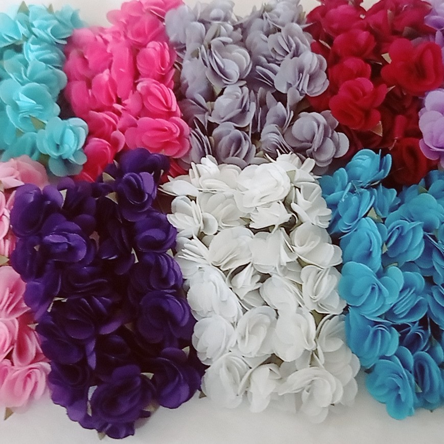 گل شکوفه پارچه ای،بسته 144عددی