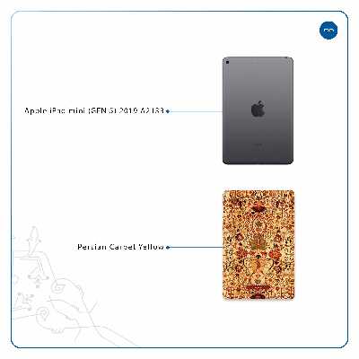 برچسب پوششی ماهوت مدل Iran-Carpet2 مناسب برای تبلت اپل iPad mini (GEN 5) 2019 A2133