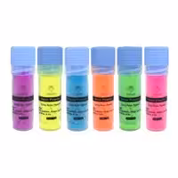 پودر رنگ رزین اپوکسی اوریران مدل Neon Powder حجم 15 میلی لیتر بسته 6 عددی