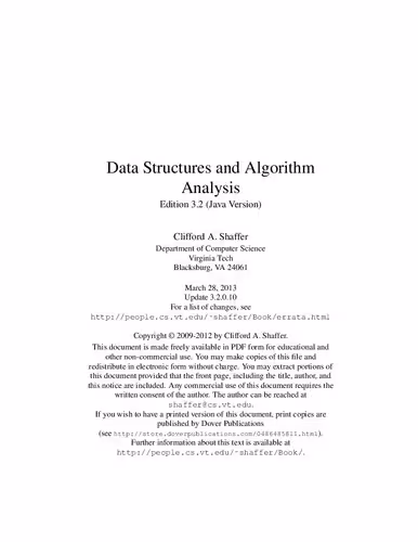 خرید و دانلود نسخه کامل کتاب Data Structures and Algorithm Analysis in Java