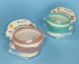 کاسه بادکش دار صورتی بی بی سیل babisil