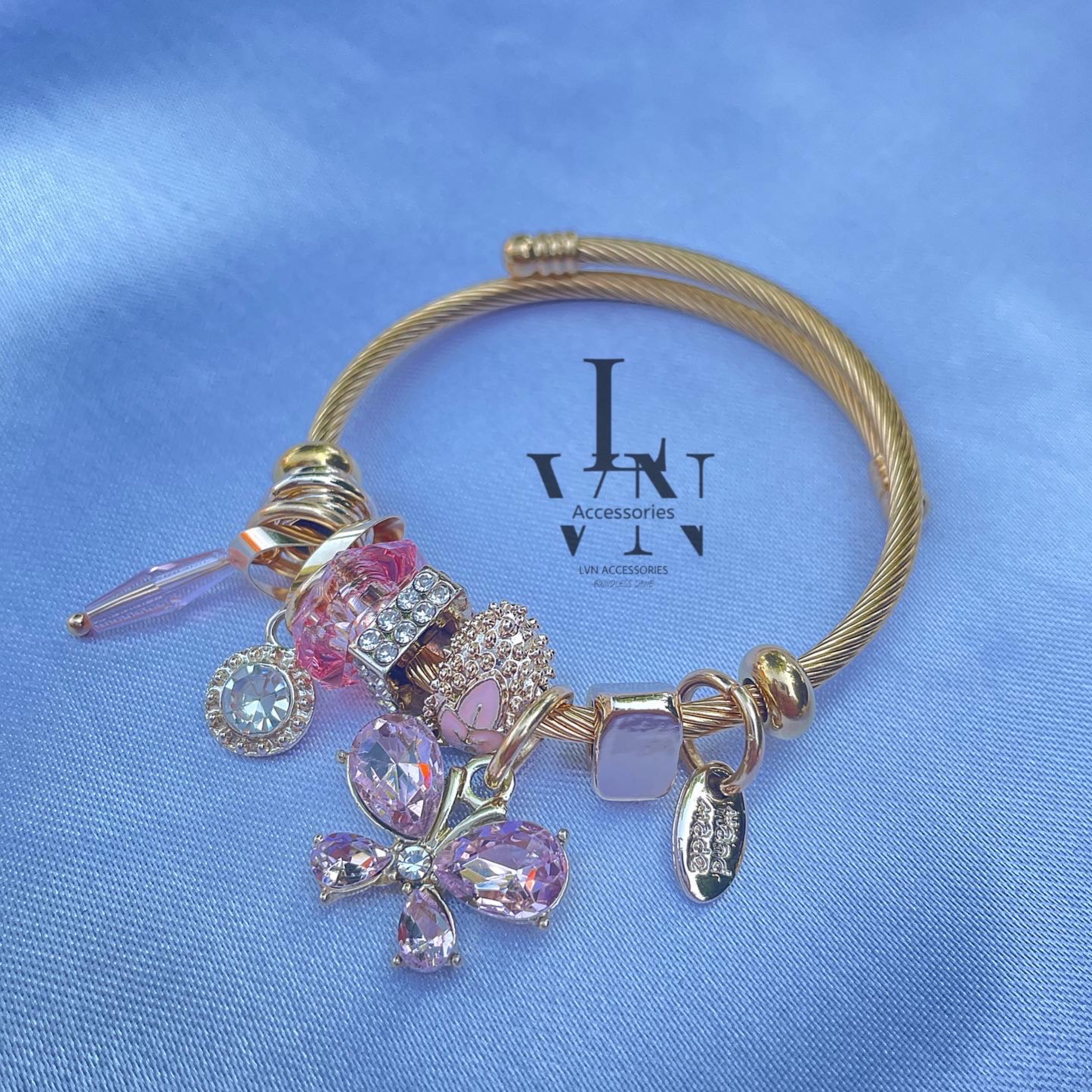 دستبند پاندورا طرح دار برند وای اس ایکس 