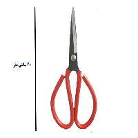 قیچی نمد بری بزرگ دسته قرمز