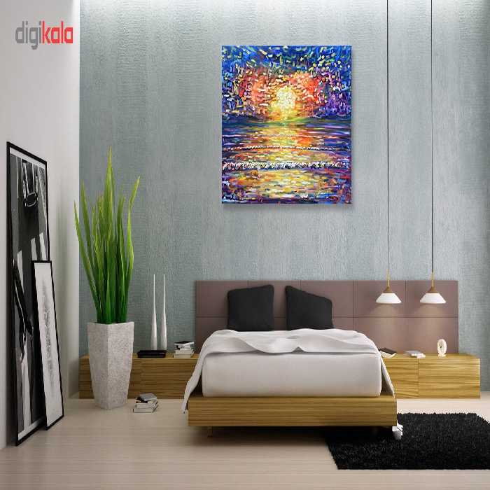 تابلو شاسی چاپ سی طرح غروب آفتاب